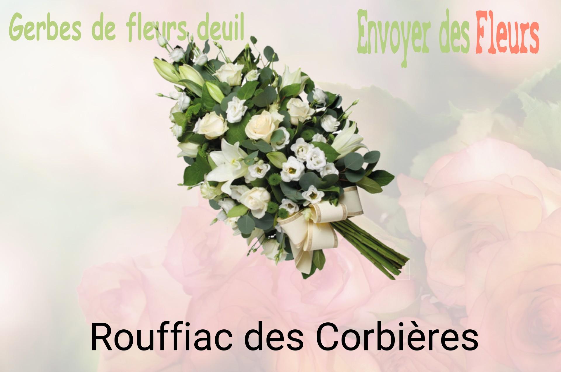 Gerbe de fleurs de deuil livrée à Rouffiac-des-Corbières